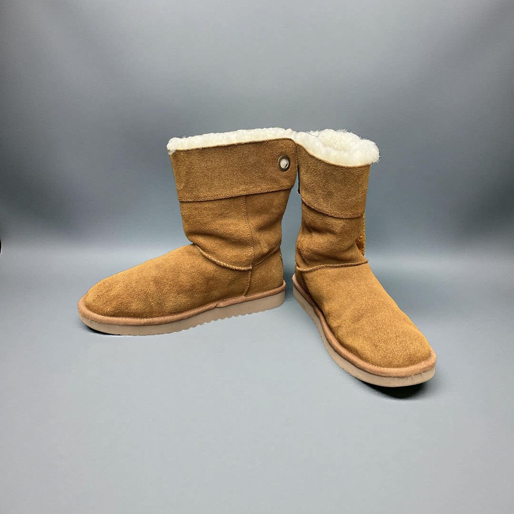 GUC Koolaburra Andrah By UGG 1108610 Short Suede Winter Boots Women's Size 8